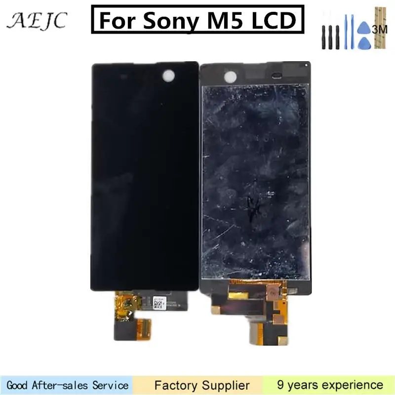 

For Sony Xperia M5 E5603 E5606 E5653 LCD Display Touch Screen Digitizer Assembly With Frame Replacement 5.0 inch LCD