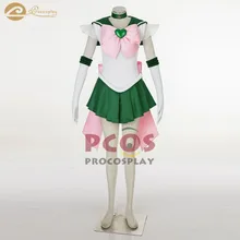Sailor Moon Super S Film Sailor Jupiter Makoto Kino Lita Cosplay Costume mp001406