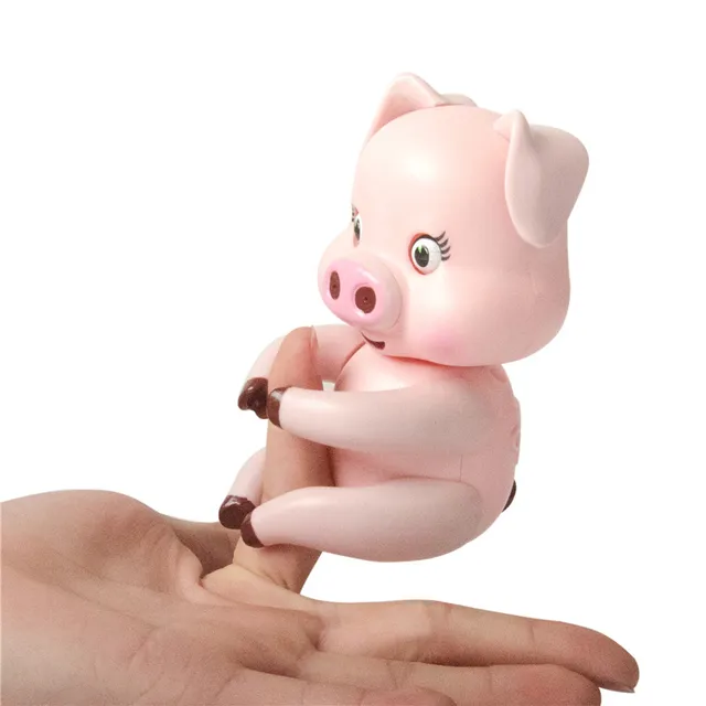New Funny Cute Fingerlings Interactive Finger Pig Smart
