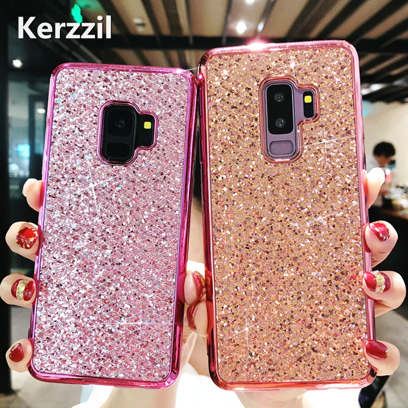 

Kerzzil Glitter TPU Silicon Cases For Samsung Galaxy S8 S7 Edge S6 Note 8 J7 J5 J2 Prime J5 J3 J1 2016 A3 A5 2017 Cover Case