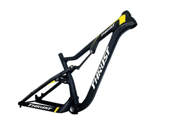 Cheap Thrust MF-01 SNOW FULL SUSPENSION 26er MTB bike ,full carbon MTB frame 26er mountain bike frame ,carbon frameset