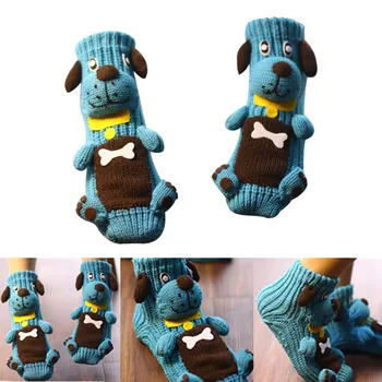 

High 1 Pair Christmas Socks 3D Animal Non-slip Household Floor Socks Winter Warm Slippers DSM