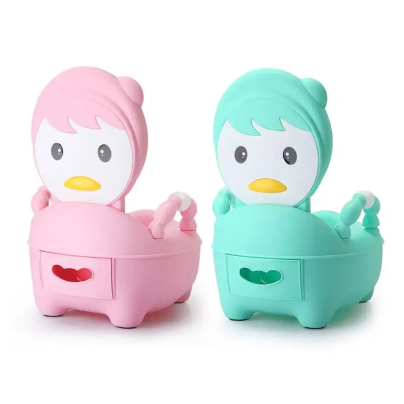 Cartoon Cute Baby Potty Toilet Bowl Training Pan Toilet Seat Kids Bedpan Diapering Toilet Training