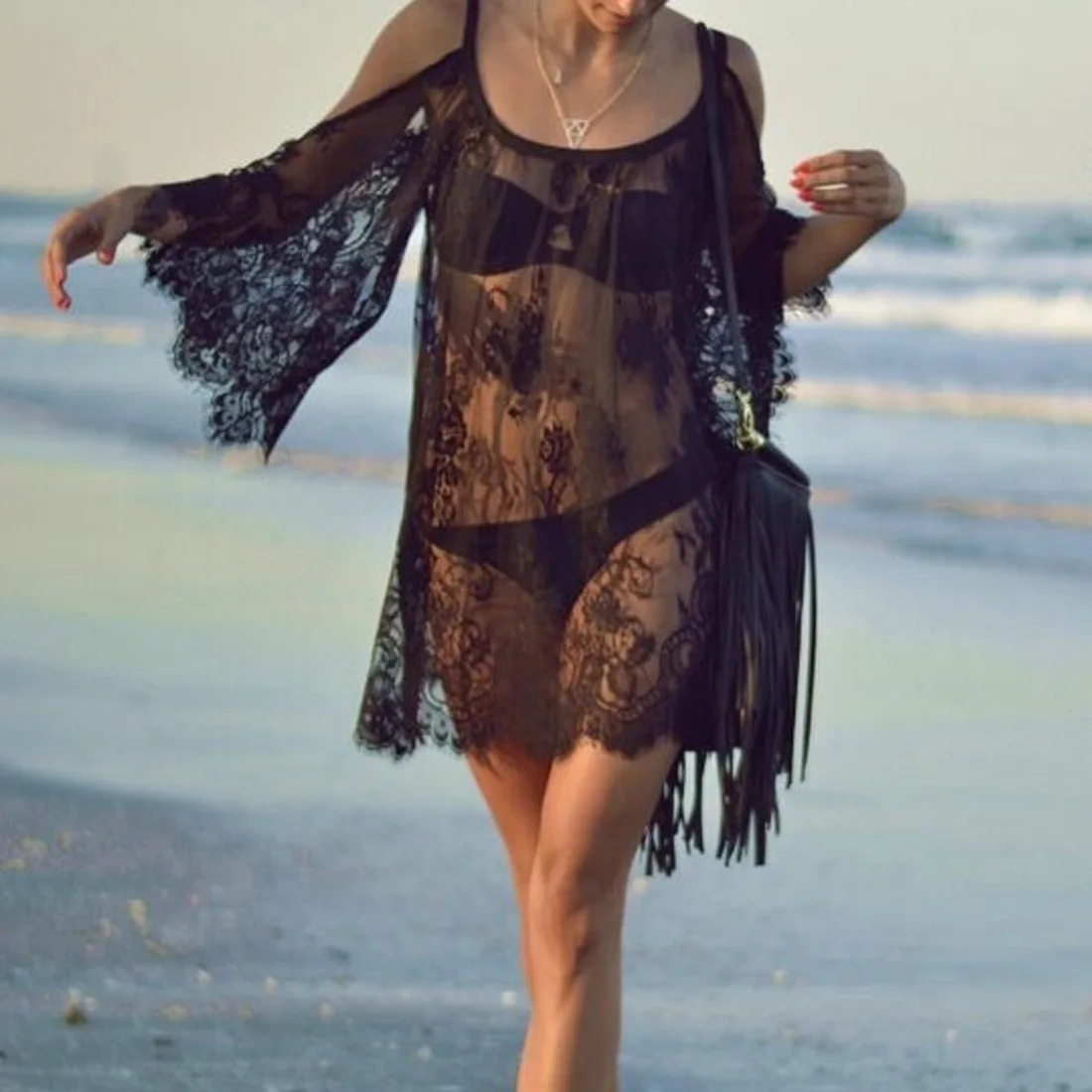 Парео Пляж покрывало цветочное бикини вышивки прикрытие купальники женский халат saida de praia кардиган накидка на купальный костюм