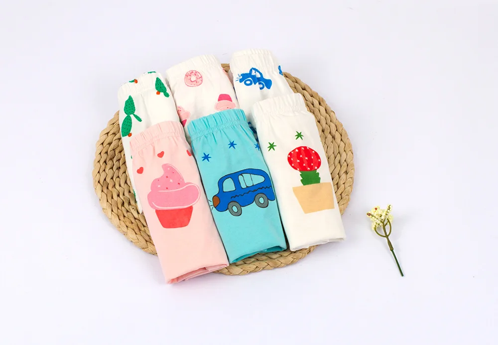 Calças do Bebê Primavera e no Crianças de Algodão Shorts de Algodão para Meninos e Meninas Lote Verão Nova Grande Bonito 4 Pçs - 10 de Algodão shorts de Algodão para meninos e meninas