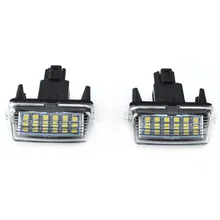 2 светодио дный шт. SMD LED номерной знак света ксенон для Toyota CAMRY 2012-2015 автомобиля внутреннее освещение автомобиля-Стайлинг