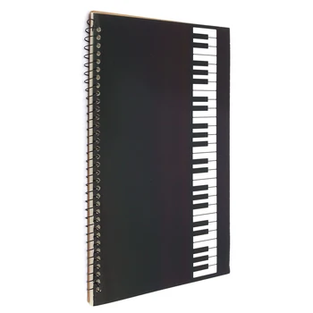 

50 Pages piano Manuscript Paper Stave Notation Notebook Spiral Bound