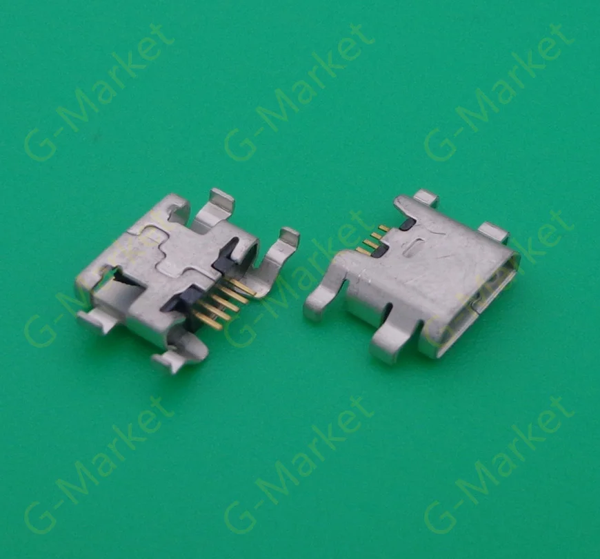 

50pcs Micro USB connector Mini USB jack socket charging port for ZTE Blade L2 S6 5.0 U807 N983 N807 U956 N909 N798 N980 N986