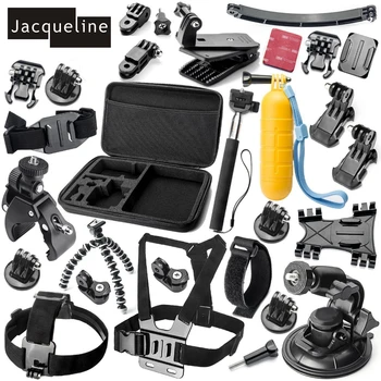 

Jacqueline for Gopro hero 5 4 3+Accessories Mount Kit for Sony Action Cam AS200V FDR-X1000V W 4K AS30V AS100V HDR-AZ1 Mini