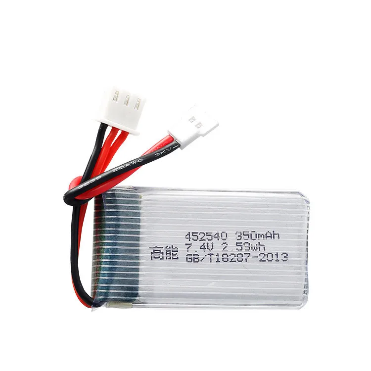 2 3 4 5 шт 7,4 V 350mAh 35c Lipo батарея для JXD 515W 515V 515 RC Квадрокоптер Дрон высокого качества