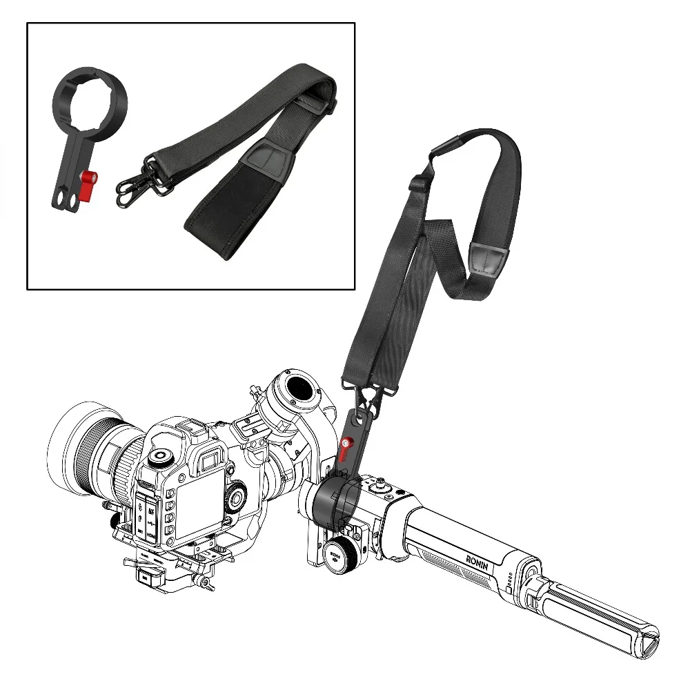 

DJI RONIN S Accessories Hang Rope Buckle Lanyard Strap Belt Sling Clasp for RONIN-S Gimbal Camera Stabilizer Protector