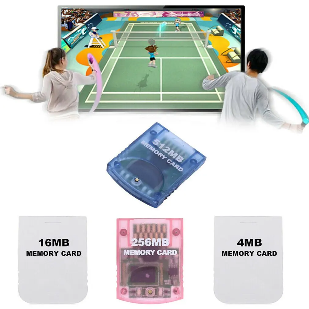 Практичная карта памяти для игры wii Gamecube 4MB~ 512MB 8192 Blocks Memorial Stick карта памяти для игр версии wii
