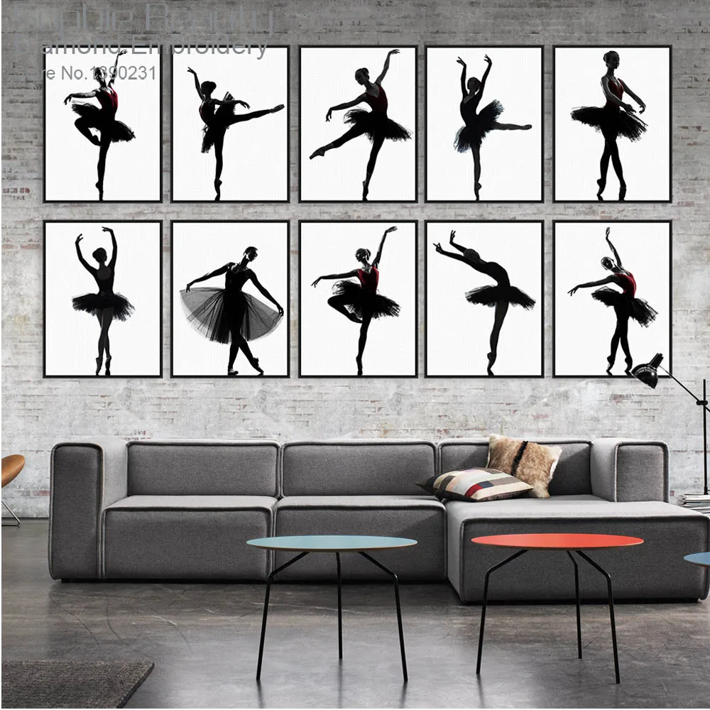New Dancing Girl Diamond Embroidery Painting Diy Diamond Needlework Cross Stitch Diamond Mosaic Decor Full Drill Rhinestone Set New Dancing Girl Diamond Embroidery Painting Diy Diamond Needlework Cross Stitch Diamond Mosaic Decor Full Drill Rhinestone Set