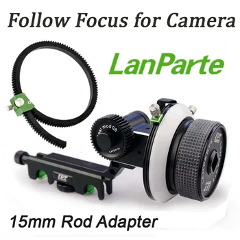 

Lanparte Video Camera Follow Focus FF-02 AB Limit Stop Quick Release with 15mm Rig Rod adapter