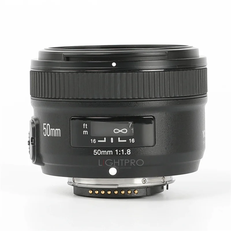Объектив YONGNUO YN50MM F1.8 с большой диафрагмой и автофокусом полной рамой как у камеры