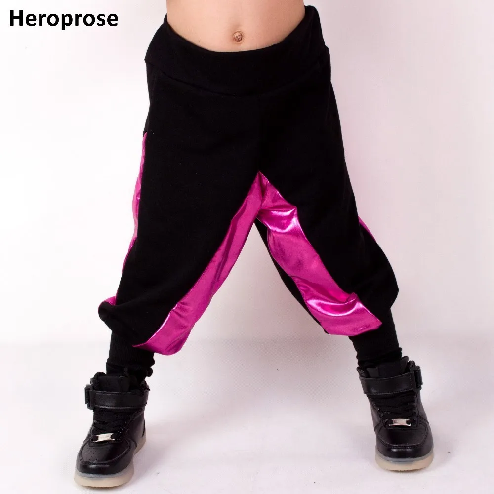 

2018 Heroprose Kids Adult Hip Hop Dance Pants Children's Clothing Big Crotch Sweatpants Stage Performance Jazz harem trousers