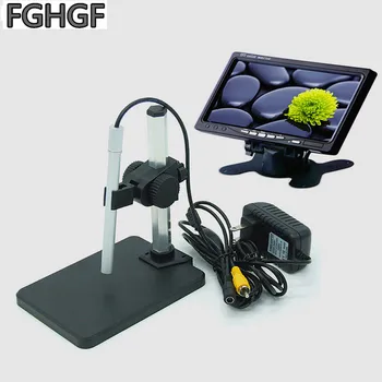 

1-600 times the electron microscope high-definition digital microscope pen magnifier with 7-inch display Phone Repair Free shipp