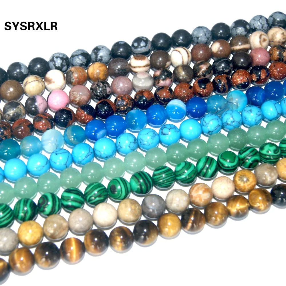 Diy 4//6//8//10//12mm Natural Stone Green Tiger/'s Eye Round Beads fit bracelet