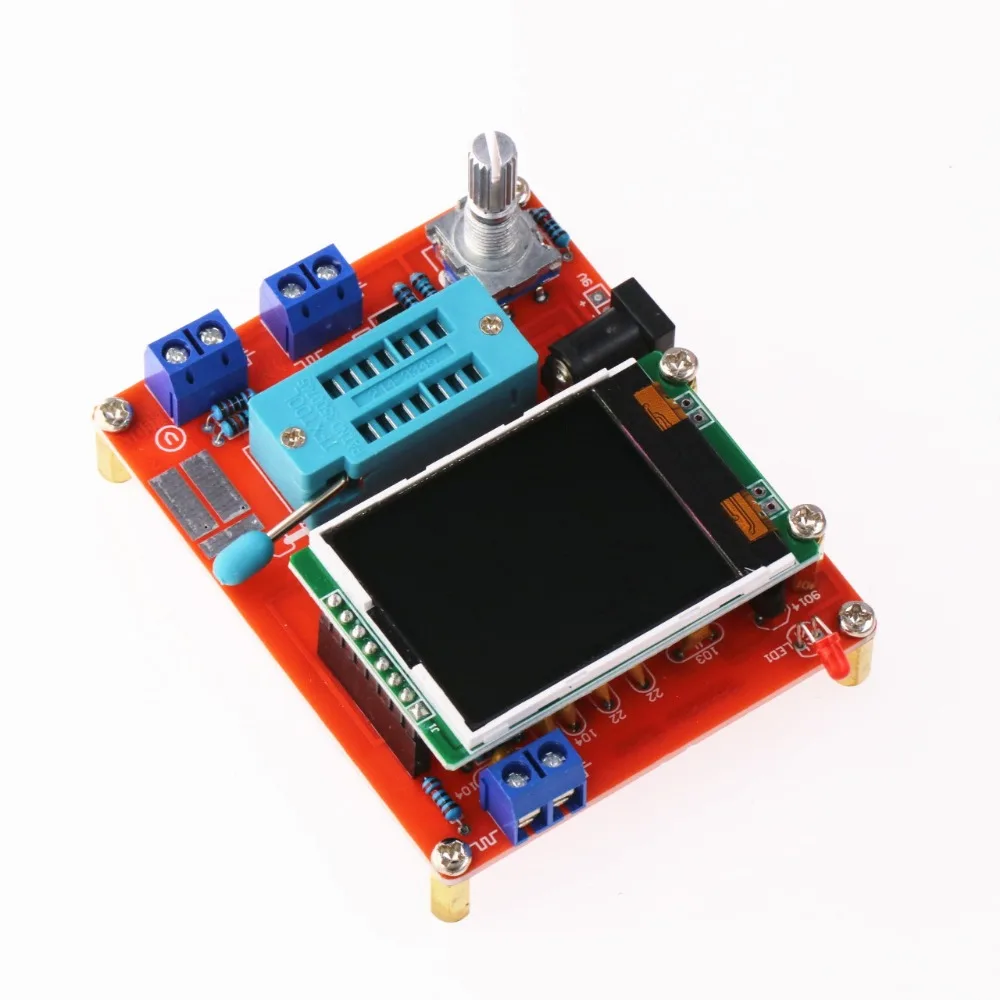 2017 тестер транзисторов TFT диодный триодный измеритель емкости LCR ESR NPN PNP MOSFET m328
