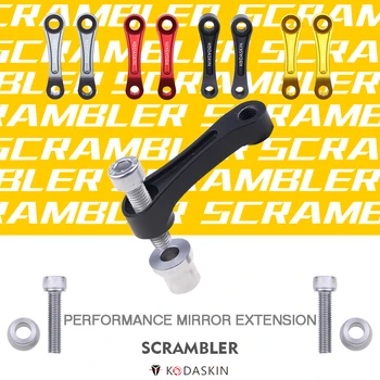

KODASKIN Performance Mirror Extension Free Mirror Extension Base for DUCATI SCRAMBLER ducati screambler