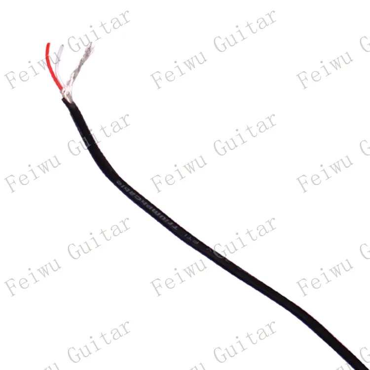 1 Meter Electric Bass Guitar Pickup Hookup 2 Core Shielded Cable / Guitar Pots Hookup 2 Core& Earth Wire