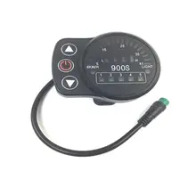 Ebike 24 V 36 V 48 V Интеллектуальный черный KT-светодиодный 900 S дисплей светодиодной панели электровелосипед велосипед запчасти для контроллер KT