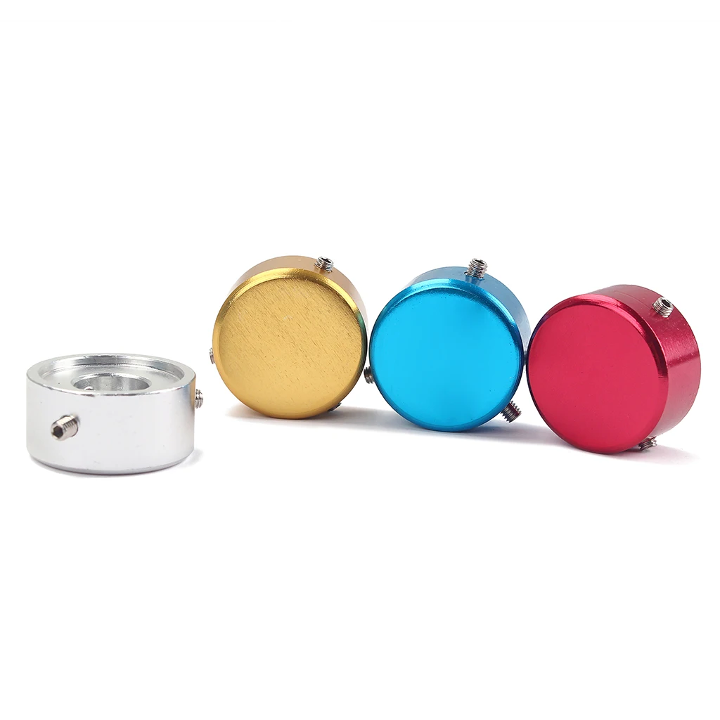 4 Pieces Aluminum Alloy Foot Nail Cap Protection Cap with Wrench for Effect Pedal Parts Accessories