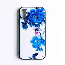 

Phone Case for Iphone Xs Max Case Phone Accessories Flower Print Silicone Cover Cases For Iphone X 8 6 Plus 5 Se Waterproof Case