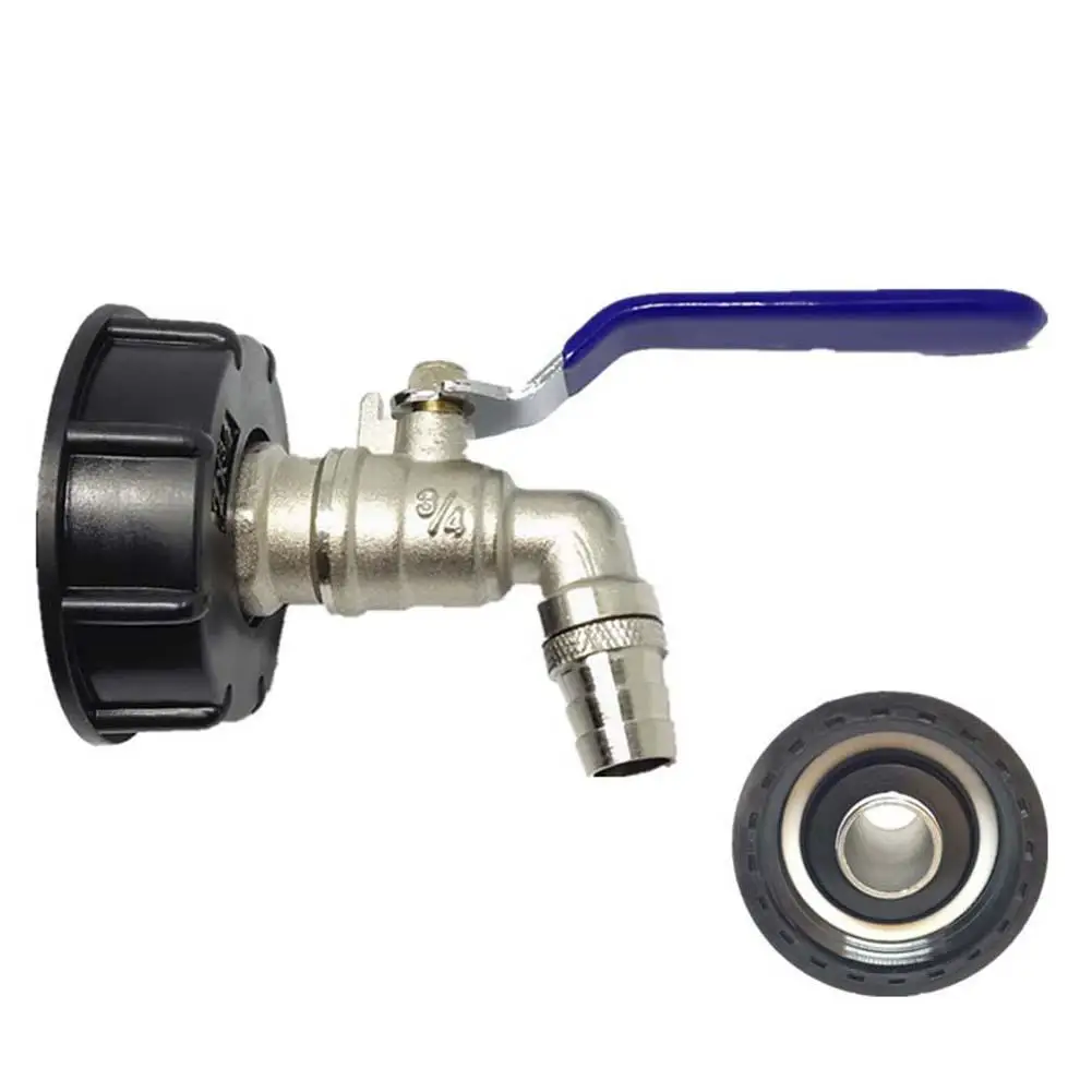 

3/4 Inch Adapter Faucet Wire IBC Tank Adapter Tap Replacement Connector Fitting Valve For Home Garden Irrigation Water Connector