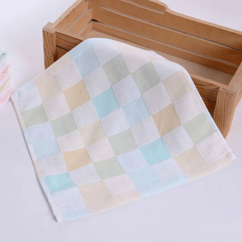 

Cotton Baby Square Towel Comfortable Kids Baby Towel Beach Hand Towel Feeding Bath Bathing Face Washing Cleaning Handkerchief