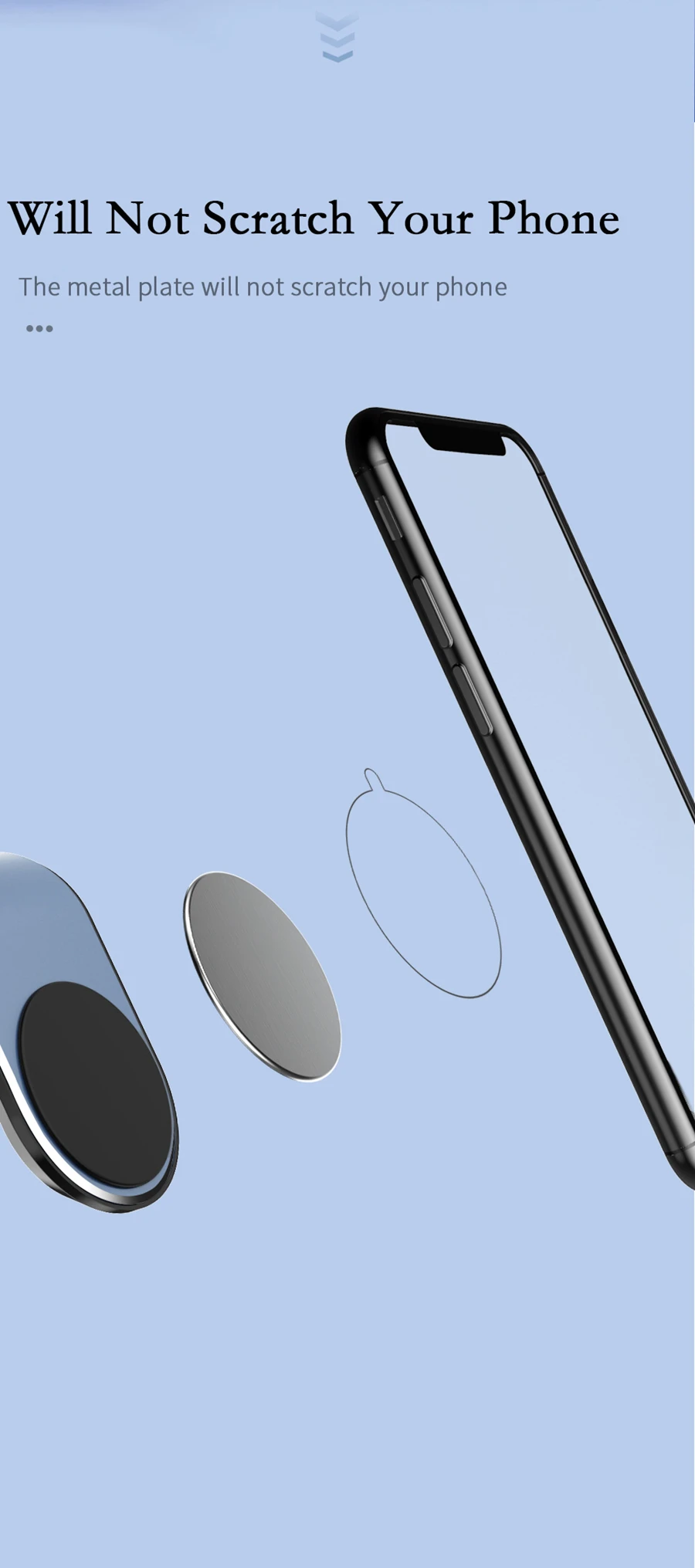 Мини металлический магнитный автомобильный держатель для телефона для Xiaomi Iphone huawei, автомобильный держатель для телефона, автомобильный держатель для телефона, магнитный кронштейн для телефона