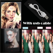 Горячая USB Зарядка светодиодный Selfie кольцевой свет для Iphone дополнительная подсветка ночной темноте селфи улучшение для телефона заполняющий свет