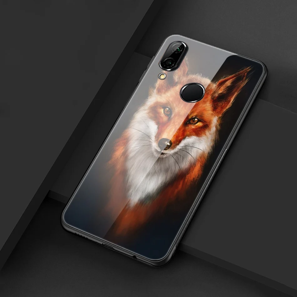 Tempered Glass Case For Huawei P20 Lite Pro Luxury Animal Pattern P Smart Coque Honor 9 Lite Case For Huawei Mate 10 Lite Cover (20)