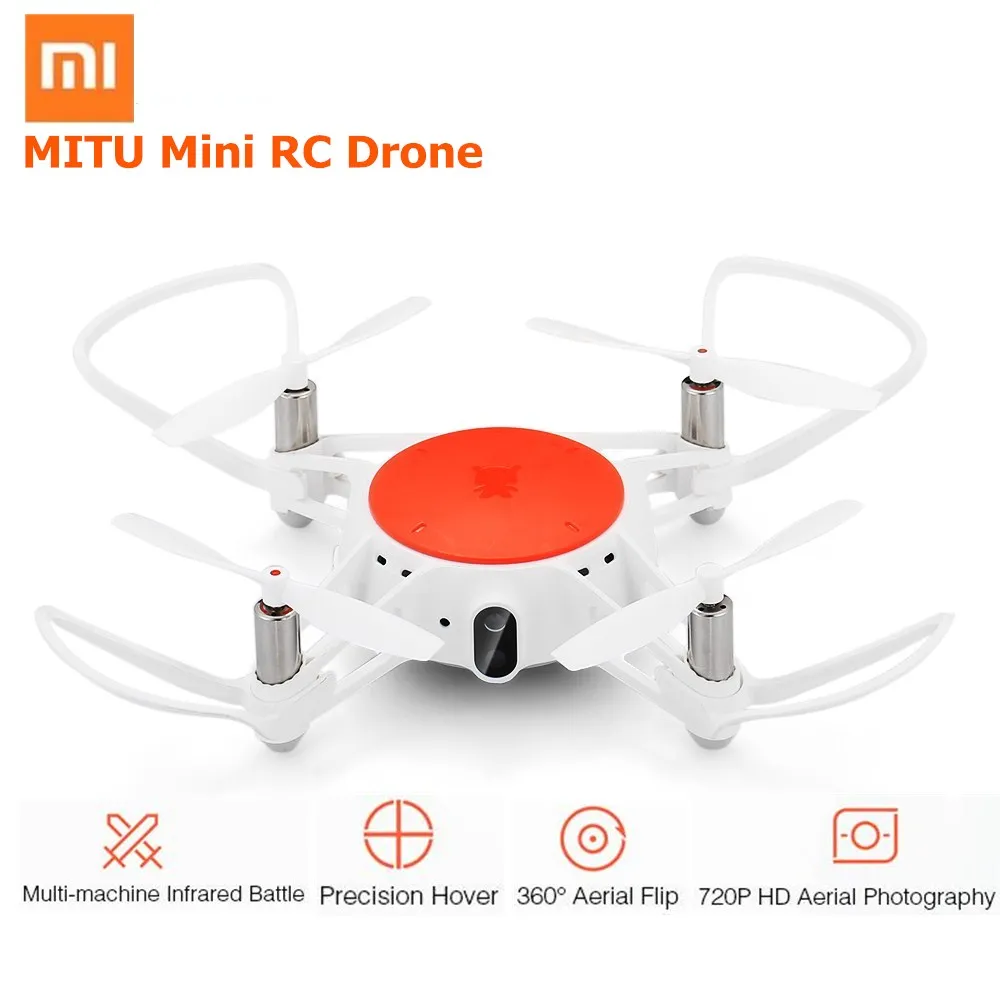 

Xiaomi MITU WiFi FPV 720P HD Camera Multi-machine Infrared Battle Mini RC Drone-BNF 360-degree Air Tumbling WiFi Remote Control