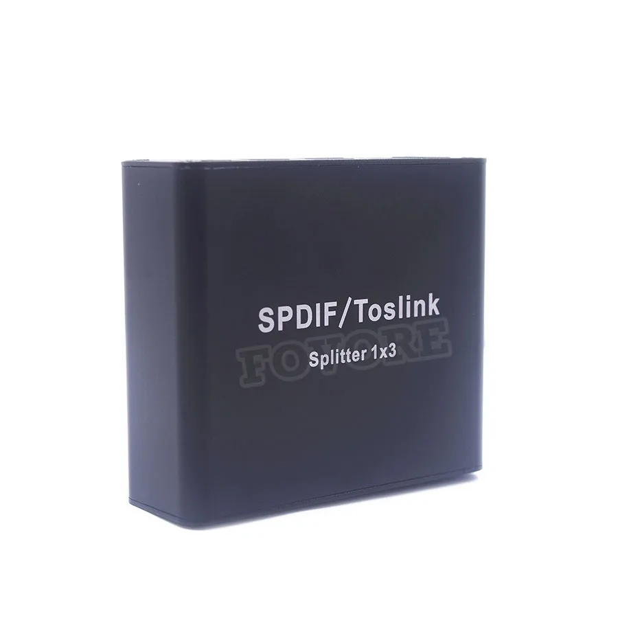 SPDIF Toslink Цифровой оптический аудио переключатель разветвитель удлинитель 1x3