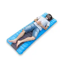 Сверхлегкий надувные пляжные принадлежности для шашлыков коврики Открытый пресс тип Воздушный матрац влагостойкий Pad путешествия Кемпинг с 1 сумк