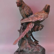 Сорока bi003809 14 Бронза Медь Животных Птица Попугай Скульптура