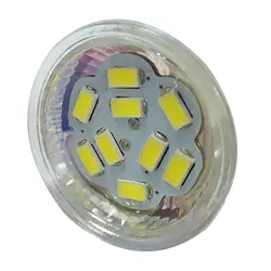 4 Вт GU4 (MR11) светодиодный Spotlight MR11 9 SMD 5730 430 lm DC 12 В, белый