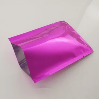 

200pcs/lot 6x9cm/7x10cm/8x12cm Small Colors Vacuum Bags Open Top Food packaging Heat Seal Aluminum Foil Plain Pocket Pouches