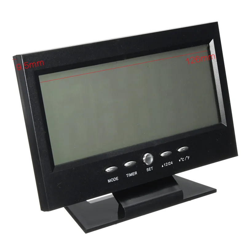 

Electronic Digital LCD Desk Clock Temperature Humidity Monitor Clock Thermometer Hygrometer Weather Forecast Table Clock