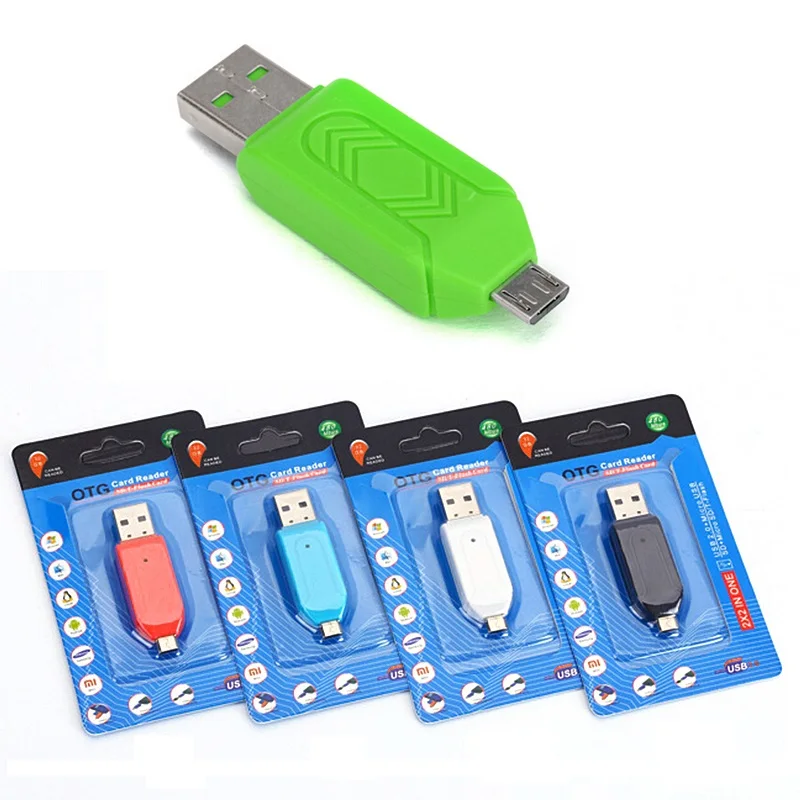 

4 In 1 USB 2.0 TF/SD Micro USB OTG Multifunction Computer Phone Card Reader