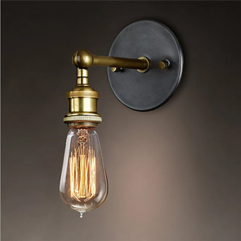 Louis Poulsen Scone Light E27 Pendant Light Plated Loft American Retro Vintage Iron Wall Lamp 40W Antique Lamp Wall Lights