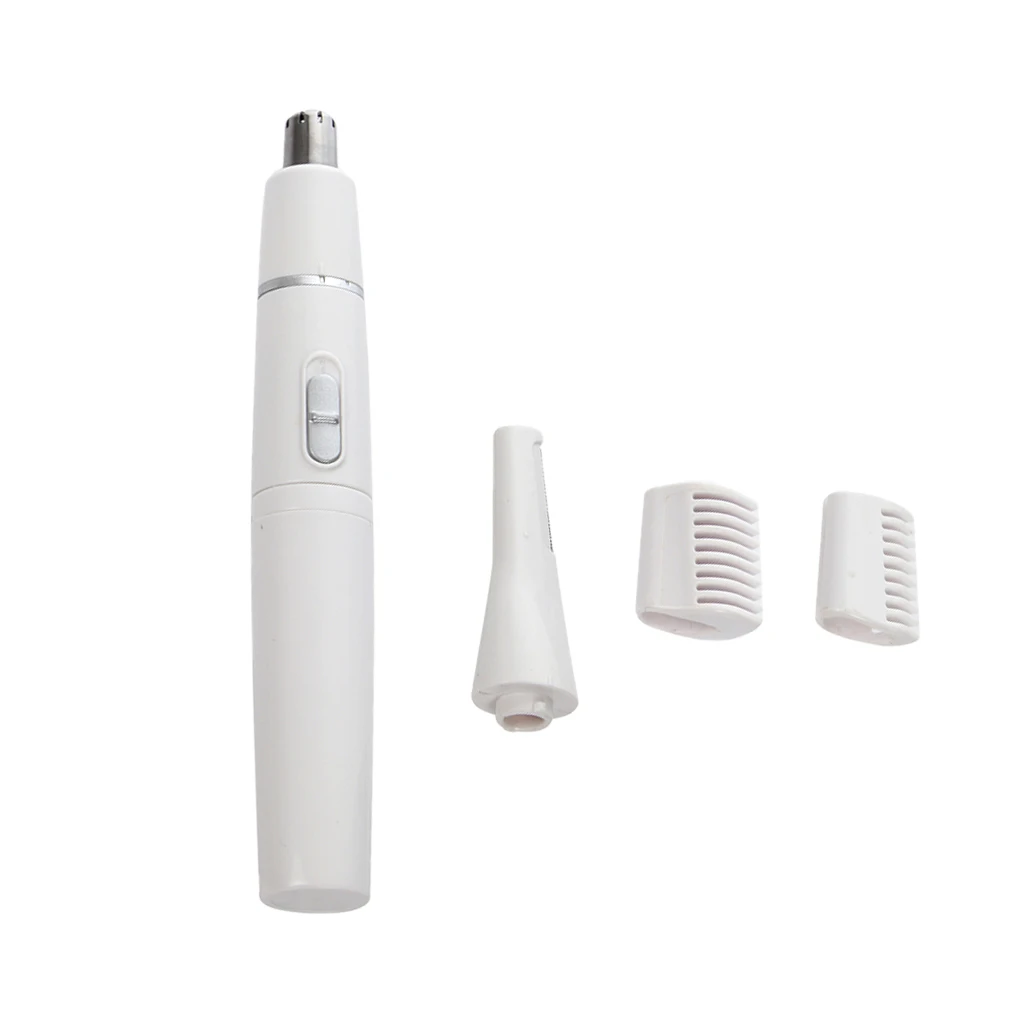 1 Set Electric Facial Nose Eyebrow Hair Trimmer Shaver Epilator for Men Women Battery-Operated - Size 0.6x 0.6 x 5.1in