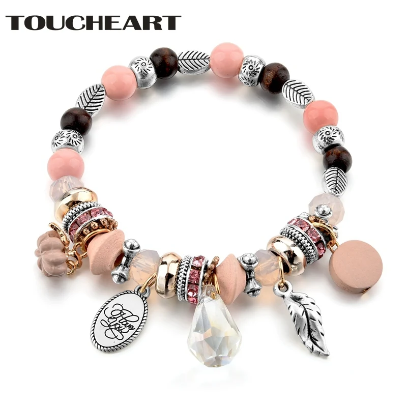 

TOUCHEART Bohemian Jewelry Bracelet & Bangles Charms For Women Girl Luxury Brand Jewelry Making Friendship Bracelets SBR1700121