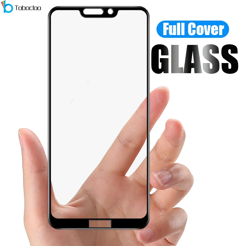 

Tempered Glass For Huawei Honor 8C BKK-TL00 Play 8C Full Coverage 6.26 inch Screen Protector Glass 9H 2.5D Full Cover Glass