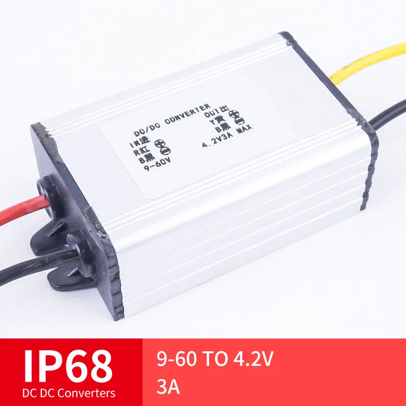 

9-60 TO 4.2V 3A High Quality DC Converter Step-Down DC Voltage Regulator Voltage Mutual, Suitable for Automot