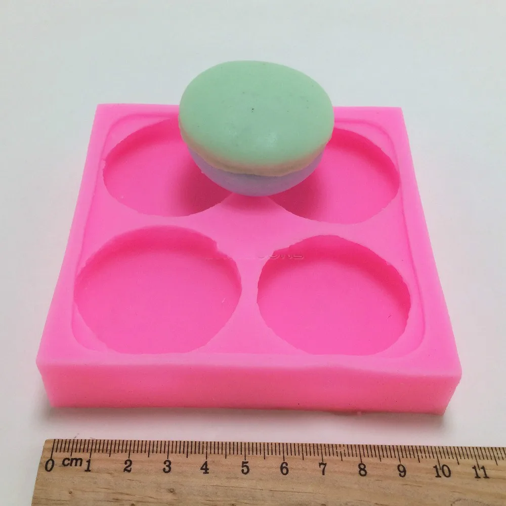 Macaroon silicone mold chocolate candy cake baking tool Hand Soap Making Mould