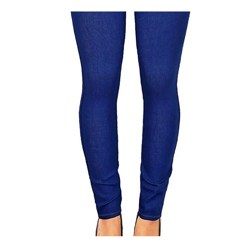 2018 весна и осень новые женские джинсы с высокой талией высокие эластичные большого размера джинсы женские потертые джинсы узкие брюки