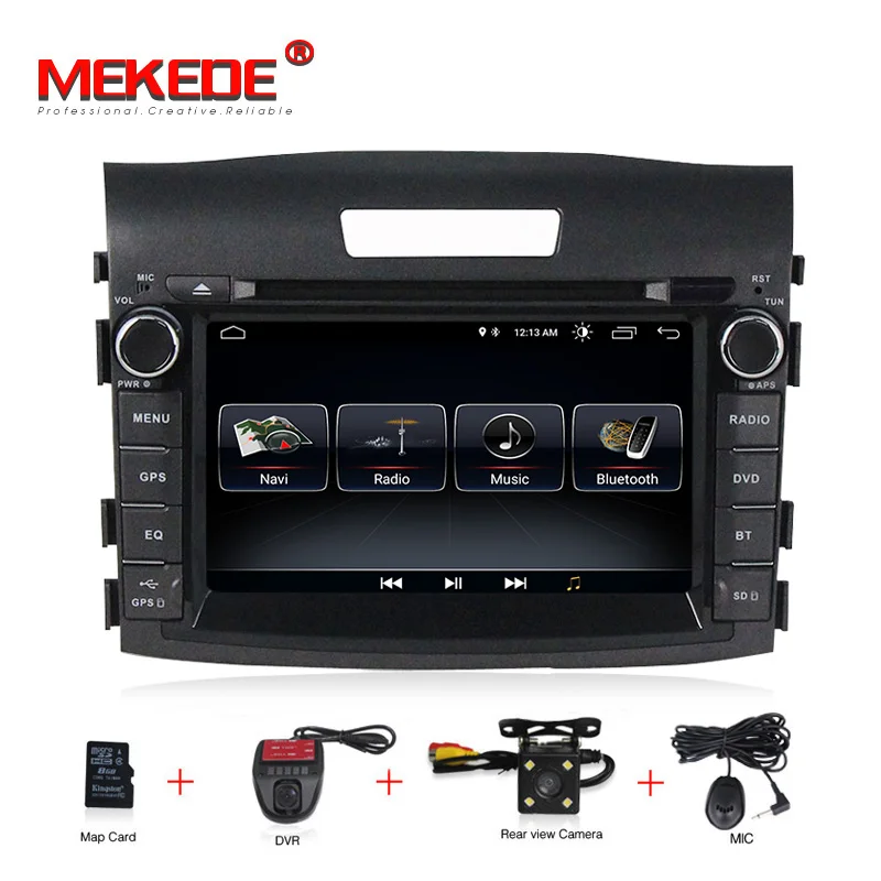 

MEKEDE Quad core Android8.1 For Honda CRV CR-V 2012-2016 Car multimedia player with dvd player gps navigator 3G wifi BT