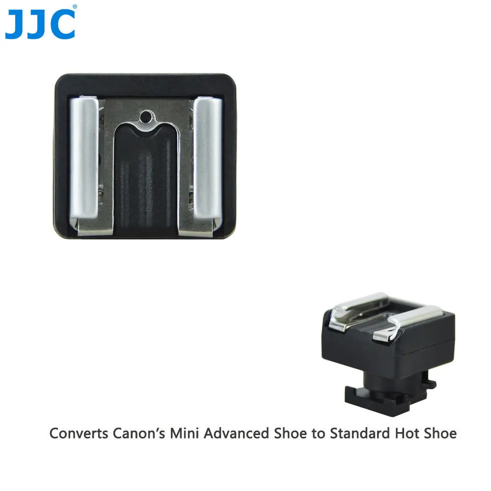 JJC Camcorder Stand LED Light Microphone Flash Mount Mini Advanced Hot Shoe Adapter To Standard
